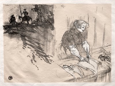 短暂的快乐  封面 作者 Henri de Toulouse-Lautrec