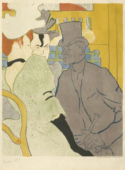 红磨坊的英国人，1892年 作者 Henri de Toulouse Lautrec
