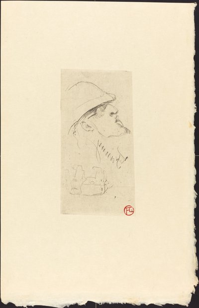 探险家德布雷特子爵（L.J. Vicomte de Brettes?） 作者 亨利·德·图卢兹·劳特雷克