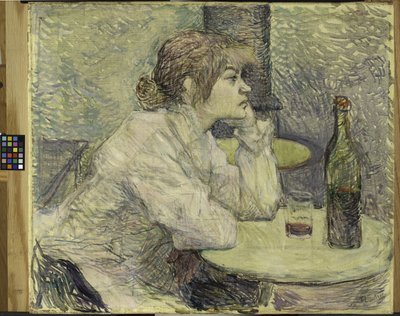宿醉（Suzanne Valadon）1887-89 作者 亨利·德·图卢兹·劳特雷克