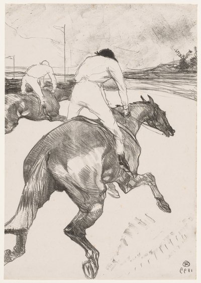 骑师 作者 Henri de Toulouse-Lautrec