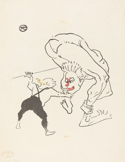 马可兄弟，1895年。 作者 亨利·德·图卢兹·劳特雷克