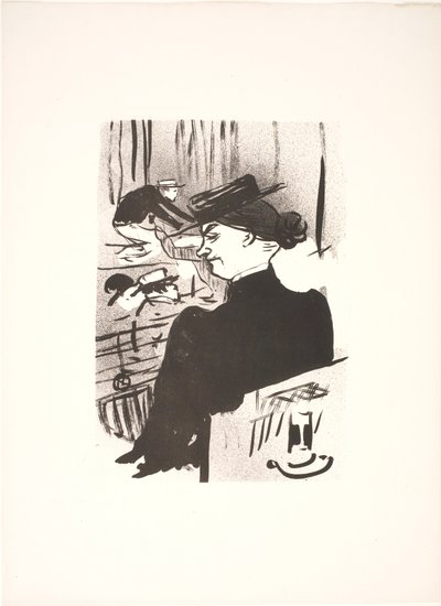 旁观者 作者 Henri de Toulouse-Lautrec