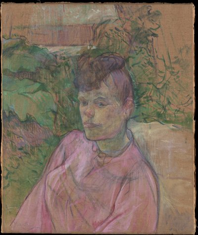 女人在森林的森林，1889年至1991年 作者 亨利·德·图卢兹·劳特雷克