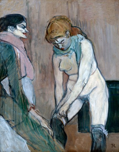 众议院妇女，1894年 作者 亨利·德·图卢兹·劳特雷克