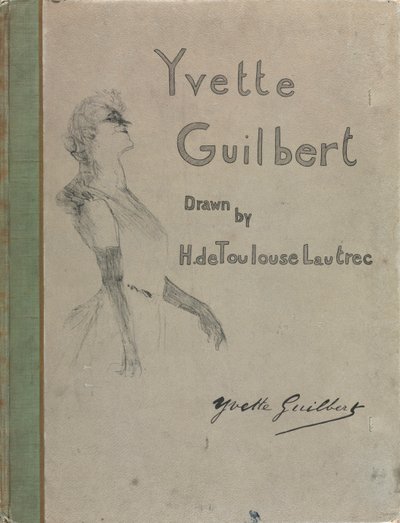 Yvette Guilbert-English 系列：  封面 作者 Henri de Toulouse-Lautrec