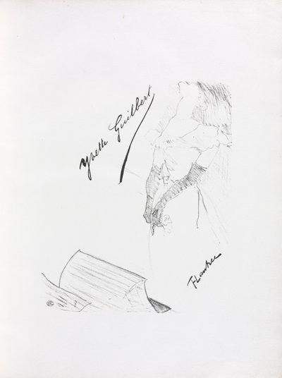 伊维特·吉尔伯特（英语：Yvette Guilbert）-英语系列：前奏曲，1898年。 作者 亨利·德·图卢兹·劳特雷克