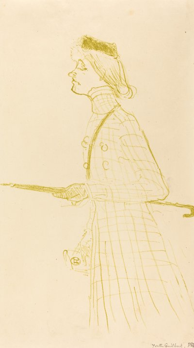 Yvette Guilbert 作者 亨利·德·图卢兹·劳特雷克