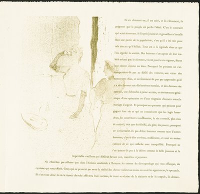 伊薇特-吉尔伯特 作者 Henri de Toulouse-Lautrec