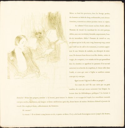伊维特-吉尔伯特，1894年。 作者 亨利·德·图卢兹·劳特雷克