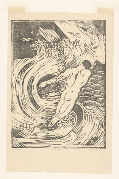 De Visscher（物体上的原始标题） 作者 亨利·范德斯托克（艺术家签名）