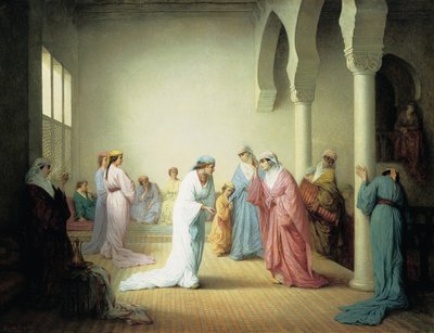 1861年，君士坦丁堡到达后宫 作者 亨利埃特·布朗