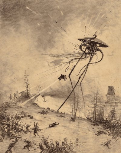火星战斗机被炮弹击中 作者 恩里克·阿尔维姆·科雷亚（Henrique Alvim Correa）