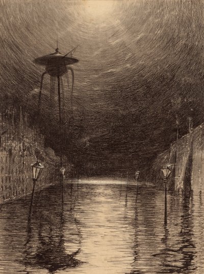 泰晤士河上空的火星机器 作者 恩里克·阿尔维姆·科雷亚（Henrique Alvim Correa）