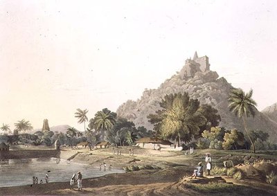 Trinchicunum的塔，第十一版，Daniel Havell（1785-1826）1809年雕刻的（雕刻）。 作者 亨利·萨尔特