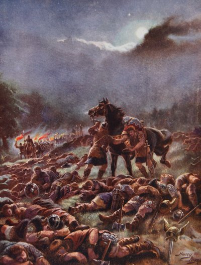 Sweyn的毒军，来自&39;哈钦森的英国国家的故事&39;，c.1923 作者 亨利·佩恩