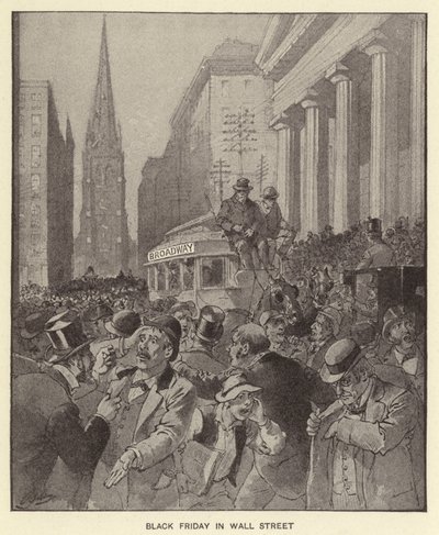 Black Friday in Wall Street (litho) 作者 亨利·亚历山大（后）奥格登