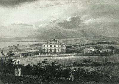 布莱顿圣殿文法学校》，1835年。 作者 亨利·亚历山大·奥格
