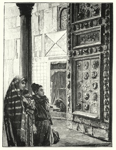 Metal door of the Great Mosque at Damascus (litho) 作者 亨利·安德鲁·哈珀