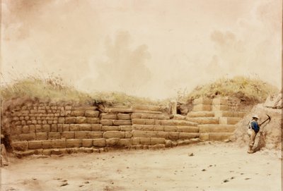 Housesteads（bodycolour） 作者 亨利·伯顿·理查森