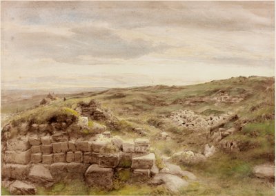 Housesteads（bodycolour） 作者 亨利·伯顿·理查森
