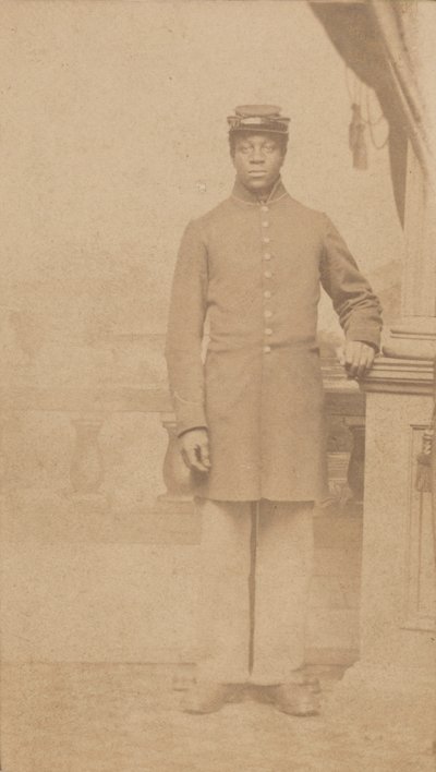 1862-1884年，一位身份不明的联邦士兵的肖像画。 作者 亨利·C·库欣