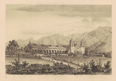 圣巴巴拉教区，1883年。 作者 亨利·查普曼·福特