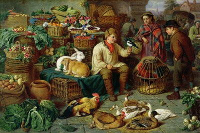 市场现场 作者 Henry Charles Bryant