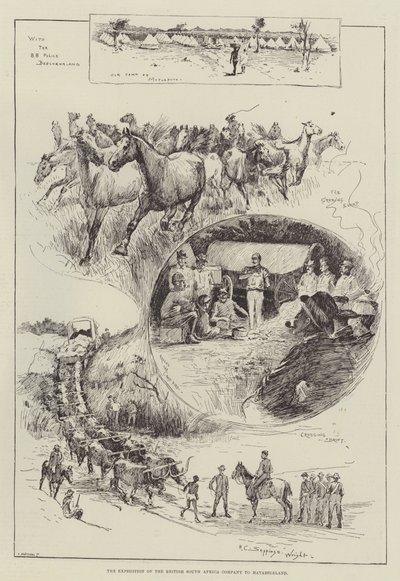 英国南非公司远征Matabeleland 作者 Henry Charles Seppings Wright