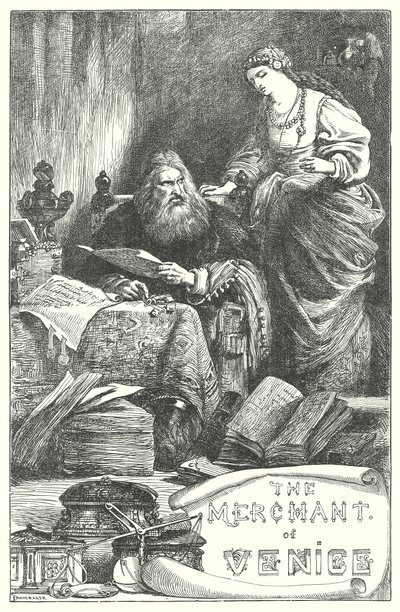 威尼斯商人》（雕刻） 作者 亨利·考特尼（之后）塞卢斯