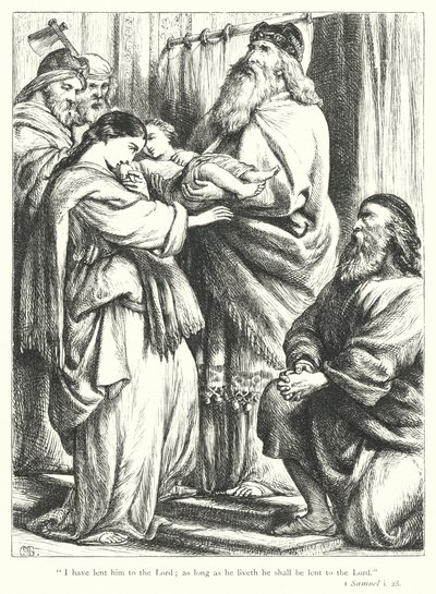 The Presentation of Samuel (engraving) 作者 亨利·考特尼（之后）塞卢斯