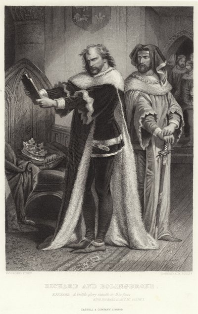 Richard和Bolingbroke，Richard II，第四幕，第一场 作者 亨利·考特尼·塞卢斯