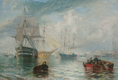 海军部领主1866年访问Sheerness 作者 亨利·道森