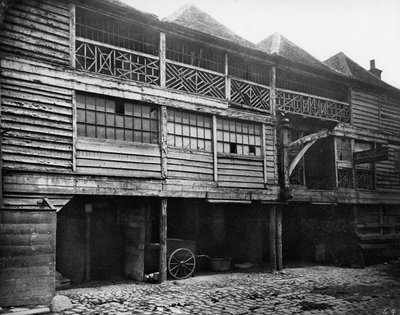 King&39;s Head Inn Yard，Southwark，c.1881 作者 亨利·迪克森