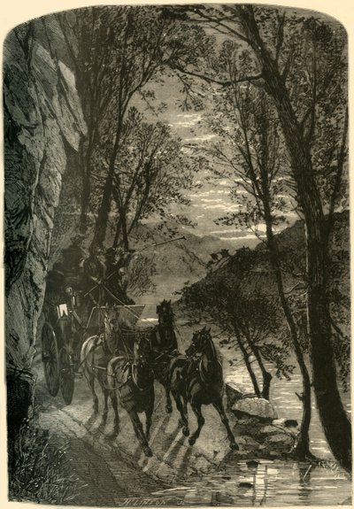 恋人的飞跃--夜晚的接近》，1872年。   作者 亨利·达夫·林顿