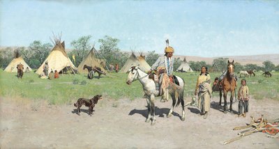 在新牧场中，1895年 作者 亨利·弗朗索瓦·法尼