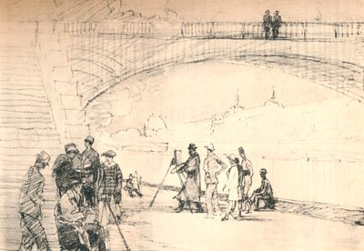 巴黎的第一条路是她的河，大约在1927年，1927年 作者 亨利·弗兰克斯·沃林