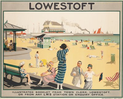 海报广告Lowestoft 作者 亨利·乔治·高索恩