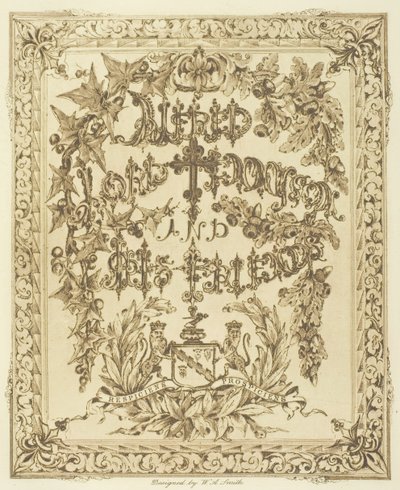 扉页，约1893年。 作者 亨利·赫歇尔·海·卡梅隆