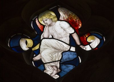 Quatrefoil Tracery Angel，1882 作者 亨利·假日