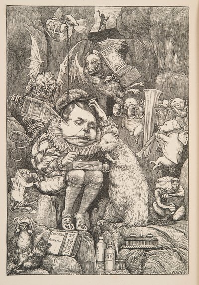 The Beaver brought paper, portfolio and pens