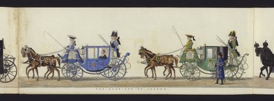 惠灵顿公爵Arthur（有色aquatint）整个葬礼队伍全景的一部分 作者 小亨利和萨拉·阿尔肯