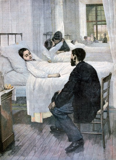 1893年在医院探望日 作者 亨利·儒勒·让·杰弗鲁瓦
