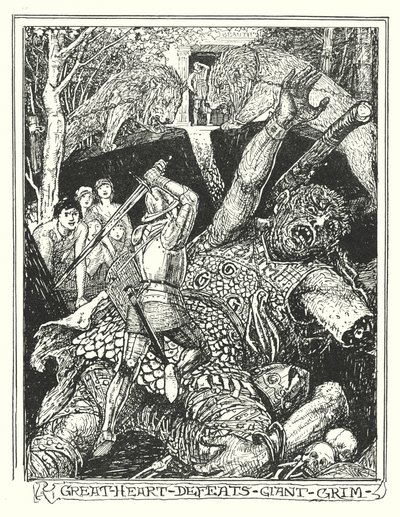 约翰-班扬《朝圣者的进步》插图（石版画） 作者 亨利·正义·福特