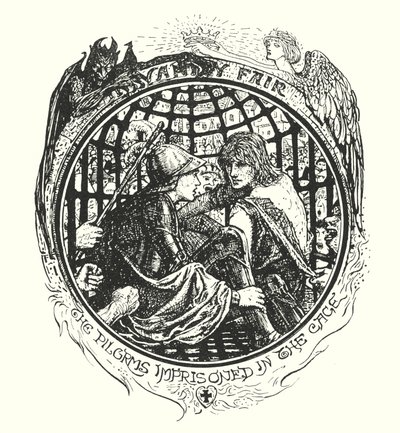 约翰-班扬的《天路历程》插图（石版画） 作者 亨利·正义·福特