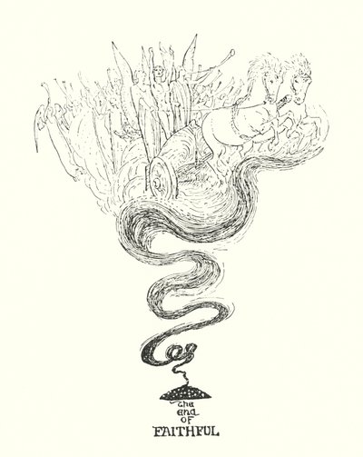 约翰-班扬的《天路历程》插图（石版画） 作者 亨利·正义·福特