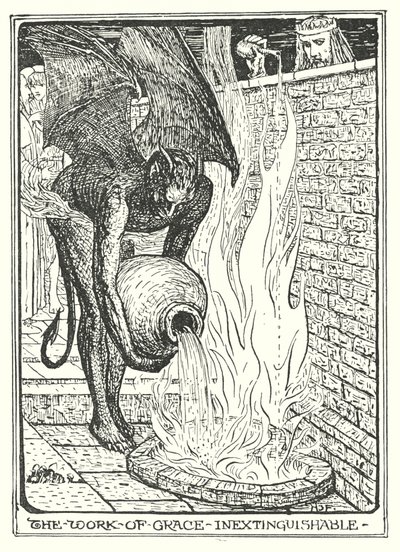 约翰-班扬的《天路历程》插图（石版画） 作者 亨利·正义·福特