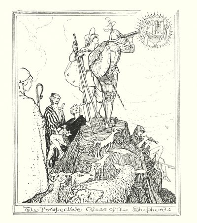 约翰-班扬的《天路历程》插图（石版画） 作者 亨利·正义·福特