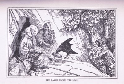 乌鸦带来了面包，1912年 作者 亨利·正义·福特