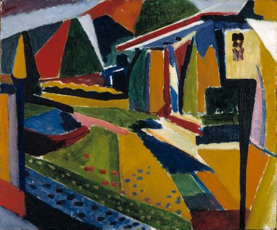 抽象风景，1915-1916。 作者 Henry Lyman Saÿen